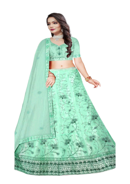 Ladies Net Lehenga – A Dreamy Blend of Elegance and Modern Charm