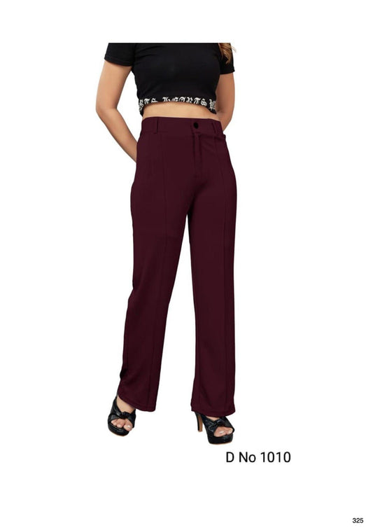 Classic High-Waisted Wide-Leg Pants – Timeless Elegance and Comfort