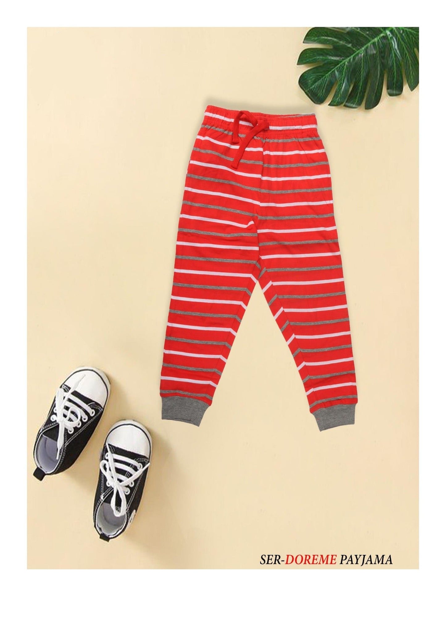 Kids' Striped Cotton Pajama 3X6– Soft and Cozy Sleepwear for a Comfortable Night's Rest