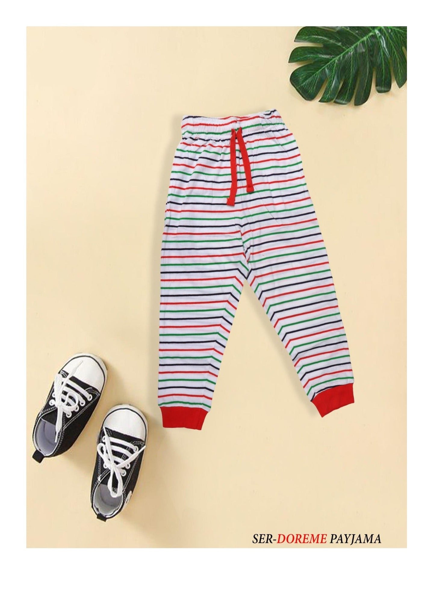 Kids' Striped Cotton Pajama 3X6– Soft and Cozy Sleepwear for a Comfortable Night's Rest