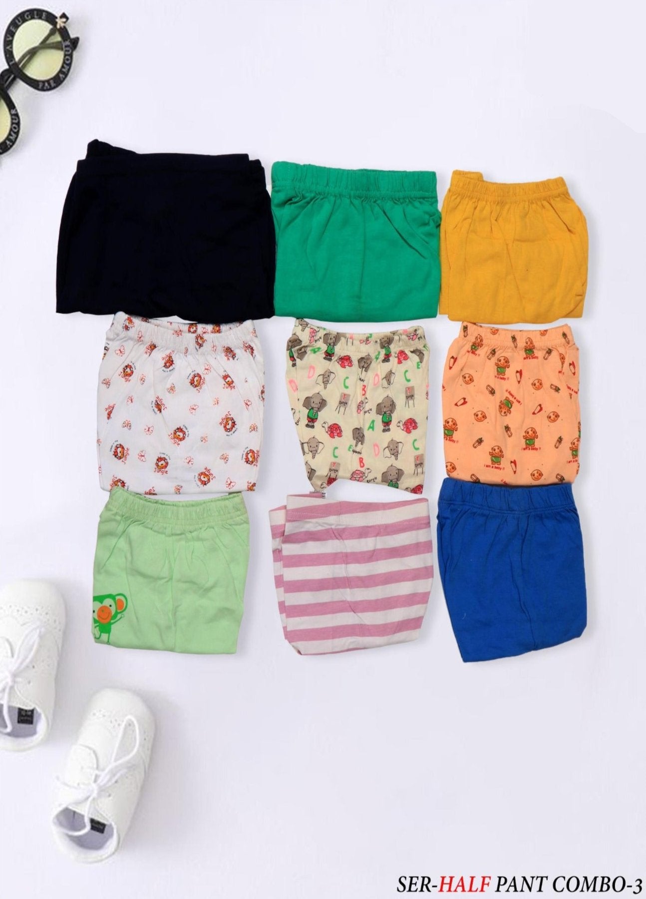 Kid's Cotton Half Pants For Summer