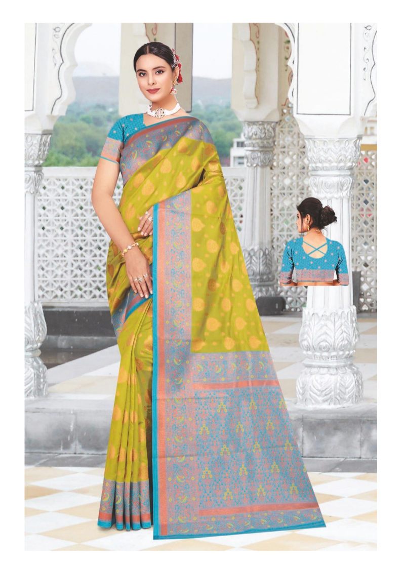 Elegant Banarasi Silk Saree – Perfect for Weddings and Festive Occasions